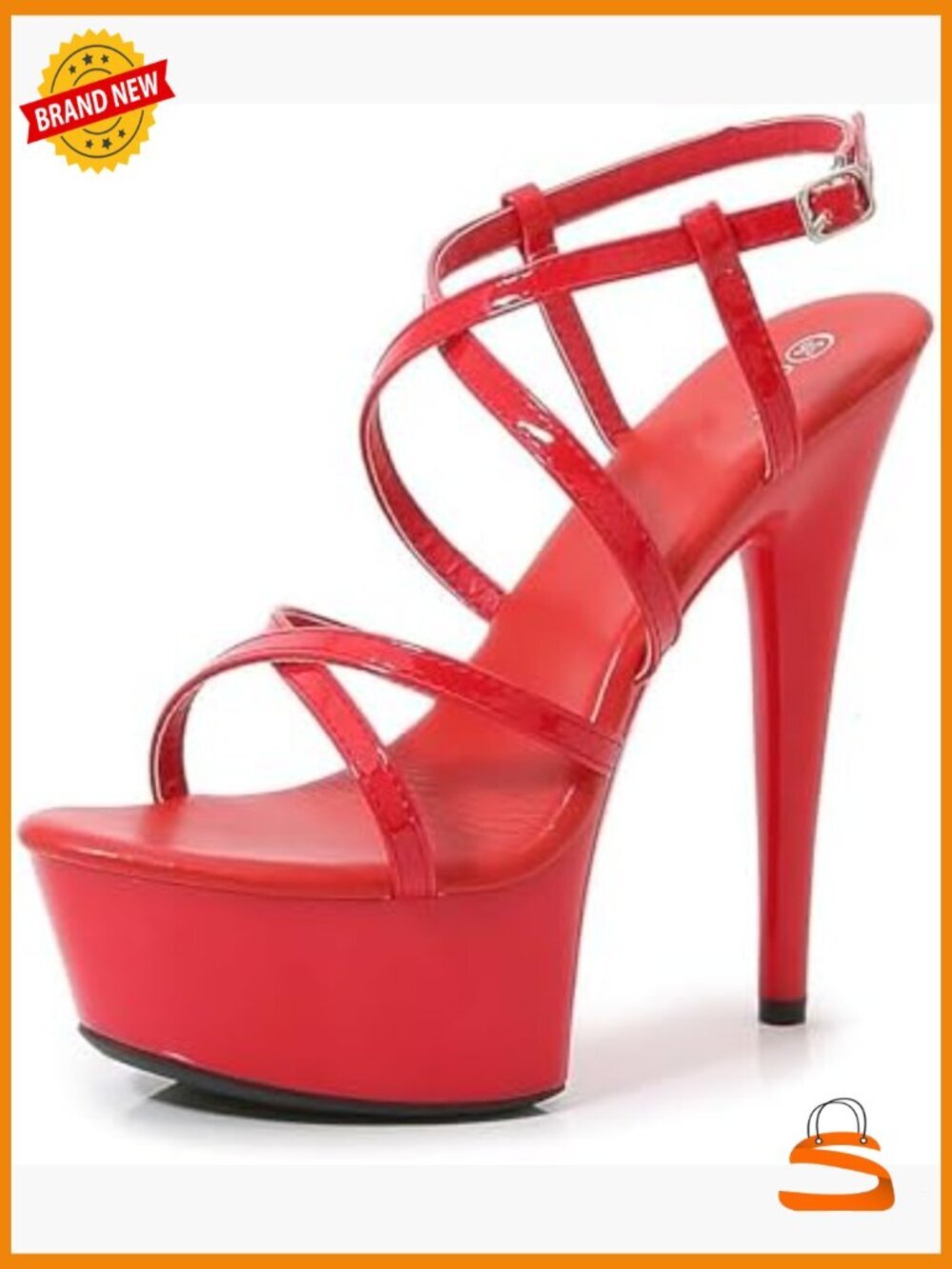 Strappy Open Toe Platform Stiletto Sandals Sexy Adjustable Ankle Strap High